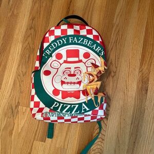 FREDDY FAZBEAR limited edition sprayground pizza backpack and lunchbox